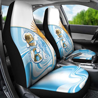 Argentina Football Car Seat Cover 2026 Trophy Vamos La Albiceleste - Wonder Print Shop