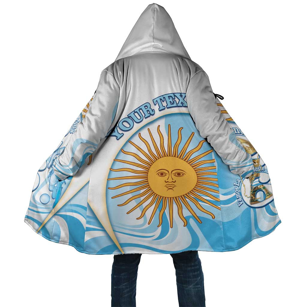 Argentina Football Personalized Cloak 2026 Trophy Vamos La Albiceleste - Wonder Print Shop