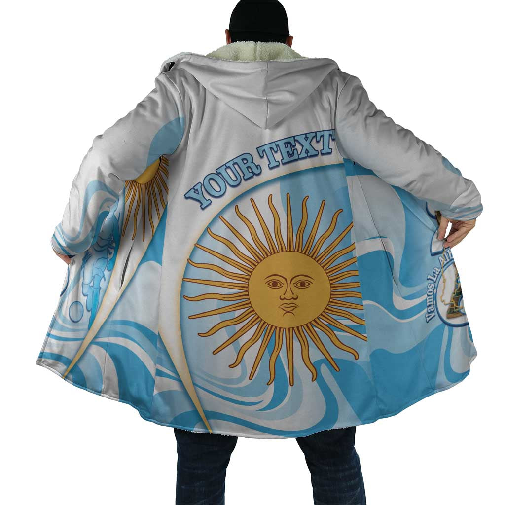 Argentina Football Personalized Cloak 2026 Trophy Vamos La Albiceleste - Wonder Print Shop