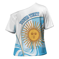 Argentina Football Personalized Cross Shoulder Shirt 2026 Trophy Vamos La Albiceleste - Wonder Print Shop