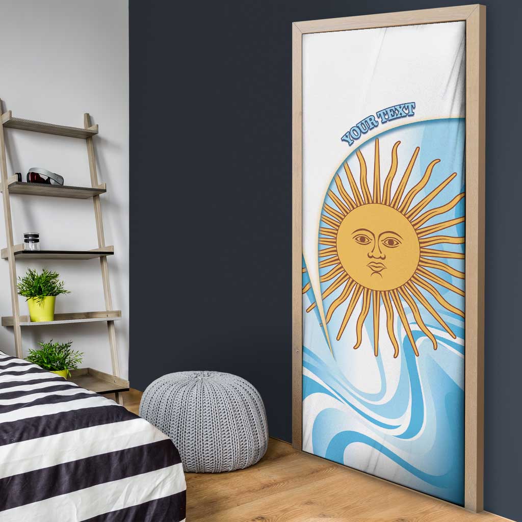 Argentina Football Personalized Door Cover 2026 Trophy Vamos La Albiceleste - Wonder Print Shop