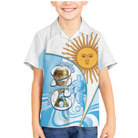 Argentina Football Personalized Family Matching Mermaid Dress and Hawaiian Shirt 2026 Trophy Vamos La Albiceleste - Wonder Print Shop