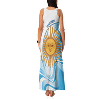 Argentina Football Personalized Family Matching Tank Maxi Dress and Hawaiian Shirt 2026 Trophy Vamos La Albiceleste - Wonder Print Shop