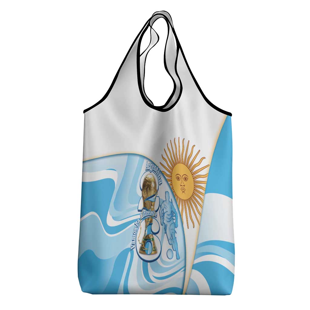 Argentina Football Grocery Bag 2026 Trophy Vamos La Albiceleste - Wonder Print Shop
