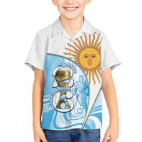 Argentina Football Personalized Hawaiian Shirt 2026 Trophy Vamos La Albiceleste - Wonder Print Shop