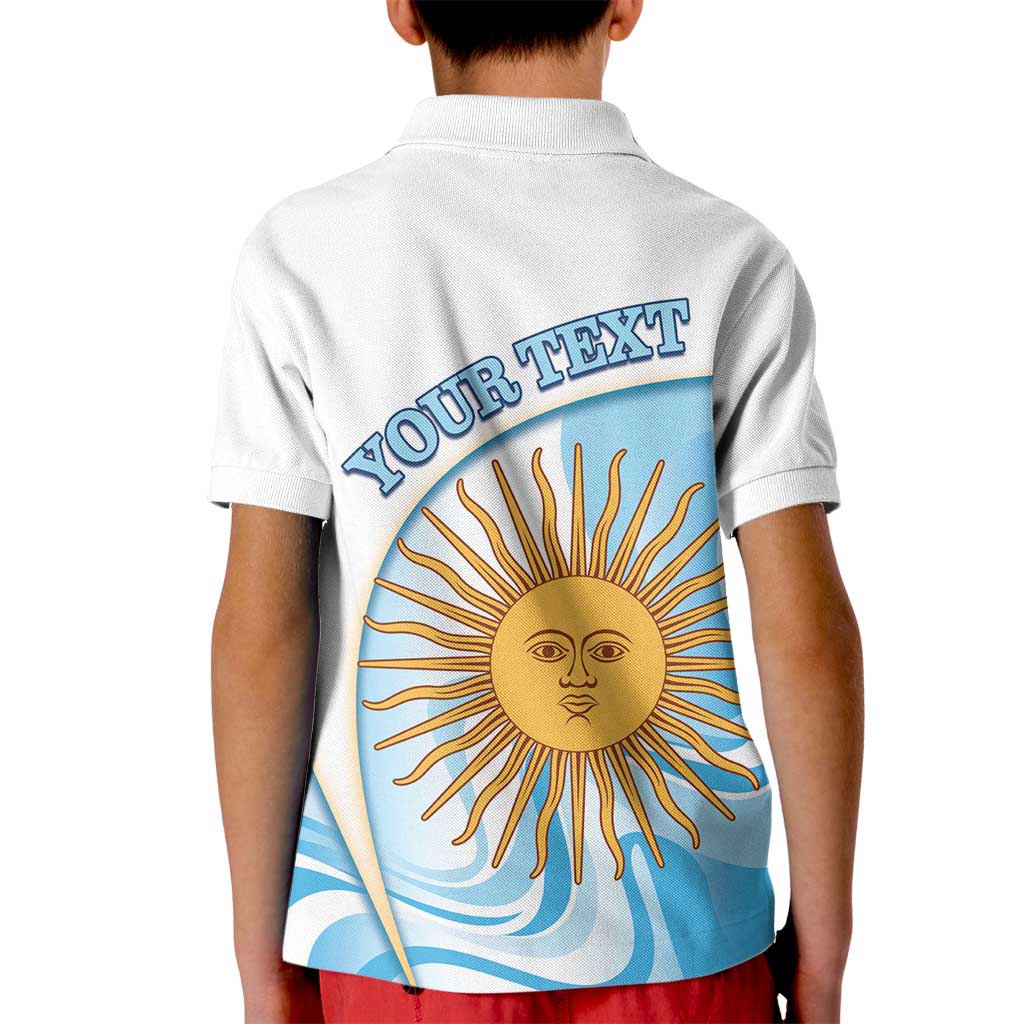 Argentina Football Personalized Kid Polo Shirt 2026 Trophy Vamos La Albiceleste - Wonder Print Shop