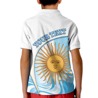 Argentina Football Personalized Kid Polo Shirt 2026 Trophy Vamos La Albiceleste - Wonder Print Shop
