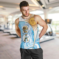 Argentina Football Personalized Men Tank Top 2026 Trophy Vamos La Albiceleste - Wonder Print Shop
