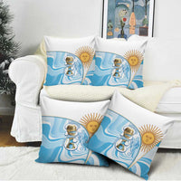 Argentina Football Pillow Cover 2026 Trophy Vamos La Albiceleste - Wonder Print Shop