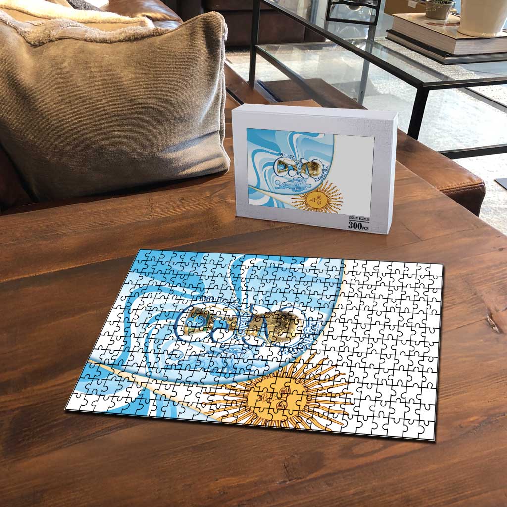 Argentina Football Puzzle 2026 Trophy Vamos La Albiceleste - Wonder Print Shop