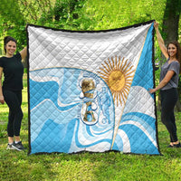 Argentina Football Quilt 2026 Trophy Vamos La Albiceleste - Wonder Print Shop
