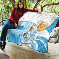 Argentina Football Quilt 2026 Trophy Vamos La Albiceleste - Wonder Print Shop