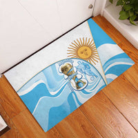 Argentina Football Rubber Doormat 2026 Trophy Vamos La Albiceleste - Wonder Print Shop