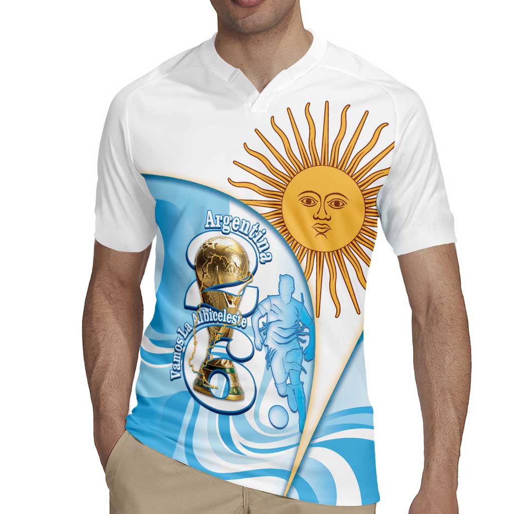 Argentina Football Personalized Rugby Jersey 2026 Trophy Vamos La Albiceleste - Wonder Print Shop