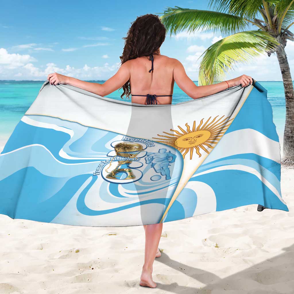 Argentina Football Sarong 2026 Trophy Vamos La Albiceleste - Wonder Print Shop