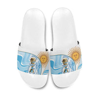 Argentina Football Slide Sandals 2026 Trophy Vamos La Albiceleste - Wonder Print Shop