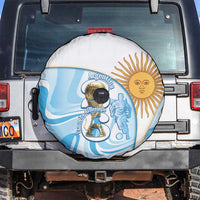 Argentina Football Spare Tire Cover 2026 Trophy Vamos La Albiceleste - Wonder Print Shop