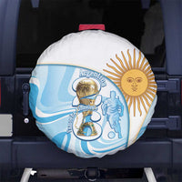 Argentina Football Spare Tire Cover 2026 Trophy Vamos La Albiceleste - Wonder Print Shop