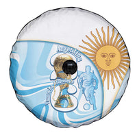 Argentina Football Spare Tire Cover 2026 Trophy Vamos La Albiceleste - Wonder Print Shop