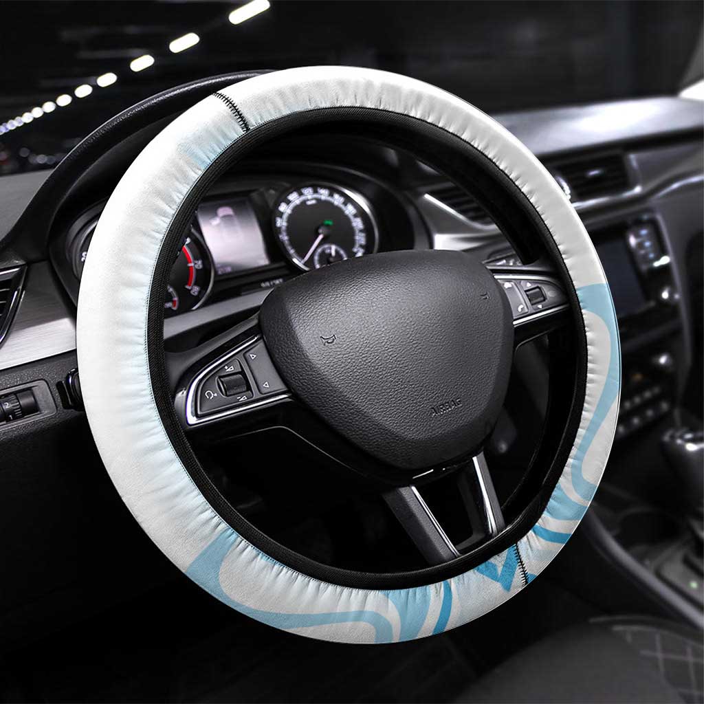 Argentina Football Steering Wheel Cover 2026 Trophy Vamos La Albiceleste - Wonder Print Shop
