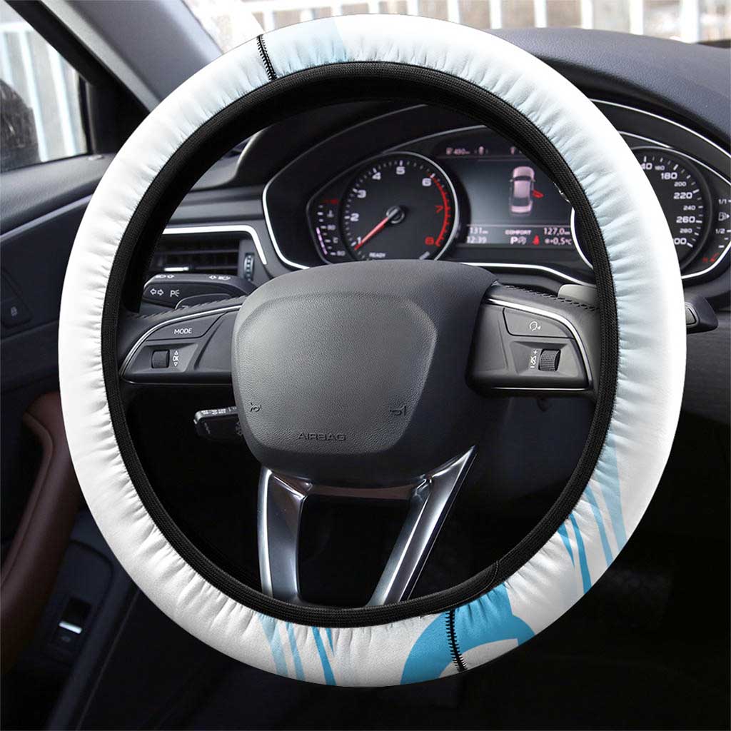 Argentina Football Steering Wheel Cover 2026 Trophy Vamos La Albiceleste - Wonder Print Shop