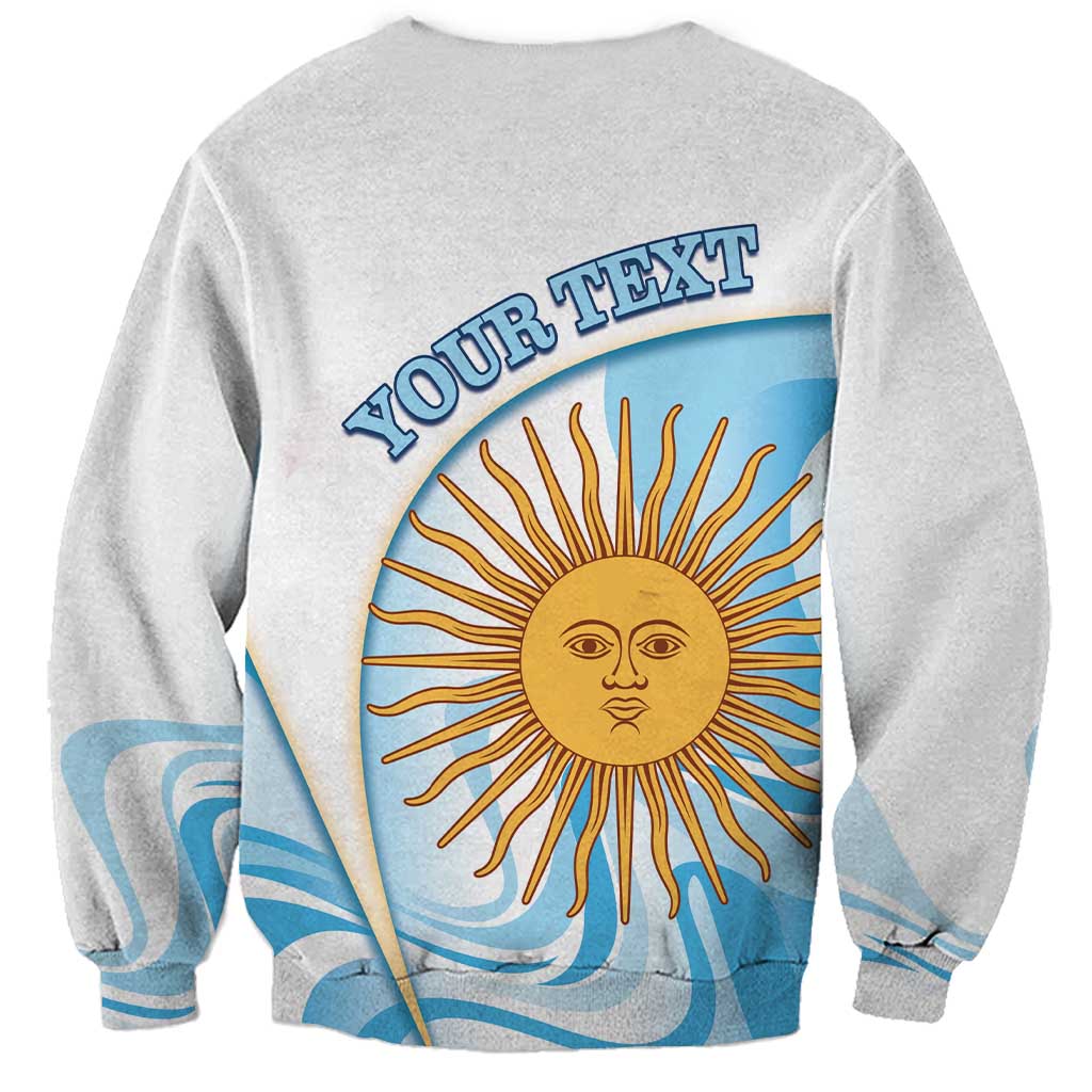 Argentina Football Personalized Sweatshirt 2026 Trophy Vamos La Albiceleste - Wonder Print Shop