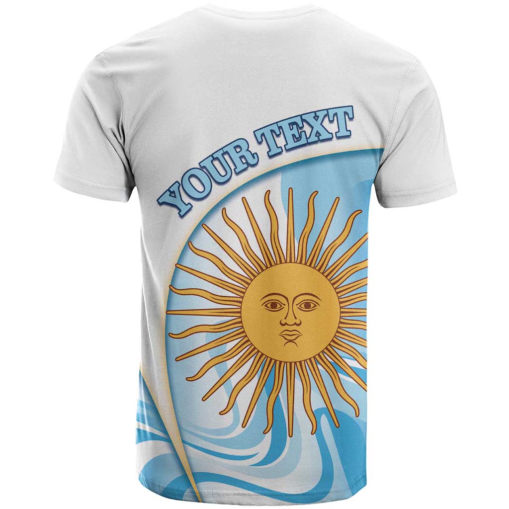 Argentina Football Personalized T Shirt 2026 Trophy Vamos La Albiceleste - Wonder Print Shop