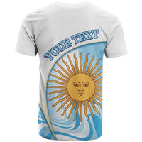 Argentina Football Personalized T Shirt 2026 Trophy Vamos La Albiceleste - Wonder Print Shop