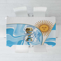 Argentina Football Tablecloth 2026 Trophy Vamos La Albiceleste - Wonder Print Shop