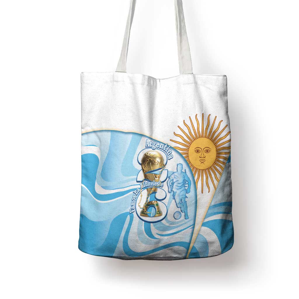 Argentina Football Tote Bag 2026 Trophy Vamos La Albiceleste - Wonder Print Shop