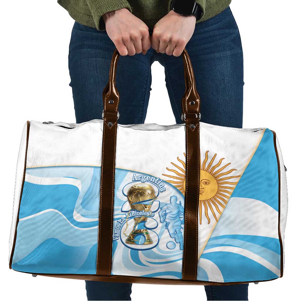 Argentina Football Travel Bag 2026 Trophy Vamos La Albiceleste - Wonder Print Shop