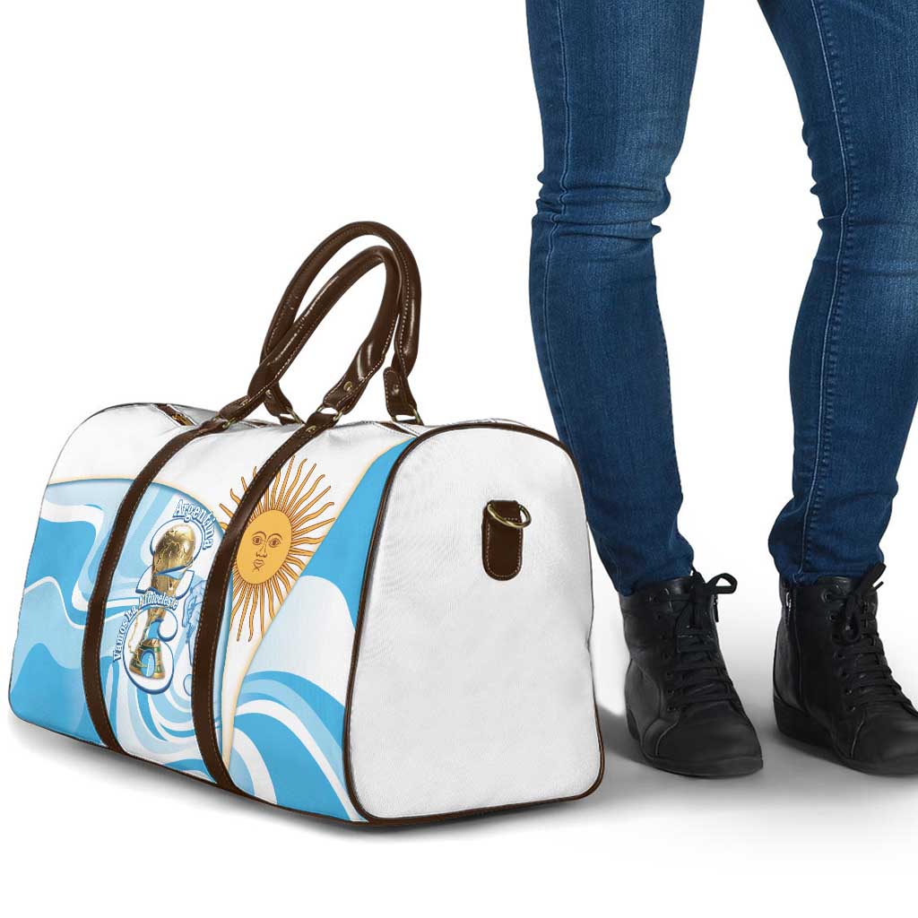 Argentina Football Travel Bag 2026 Trophy Vamos La Albiceleste - Wonder Print Shop