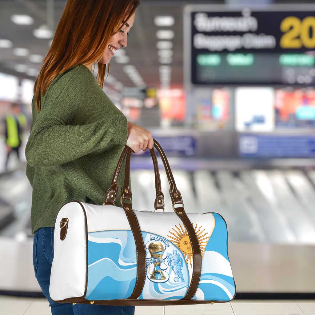 Argentina Football Travel Bag 2026 Trophy Vamos La Albiceleste - Wonder Print Shop