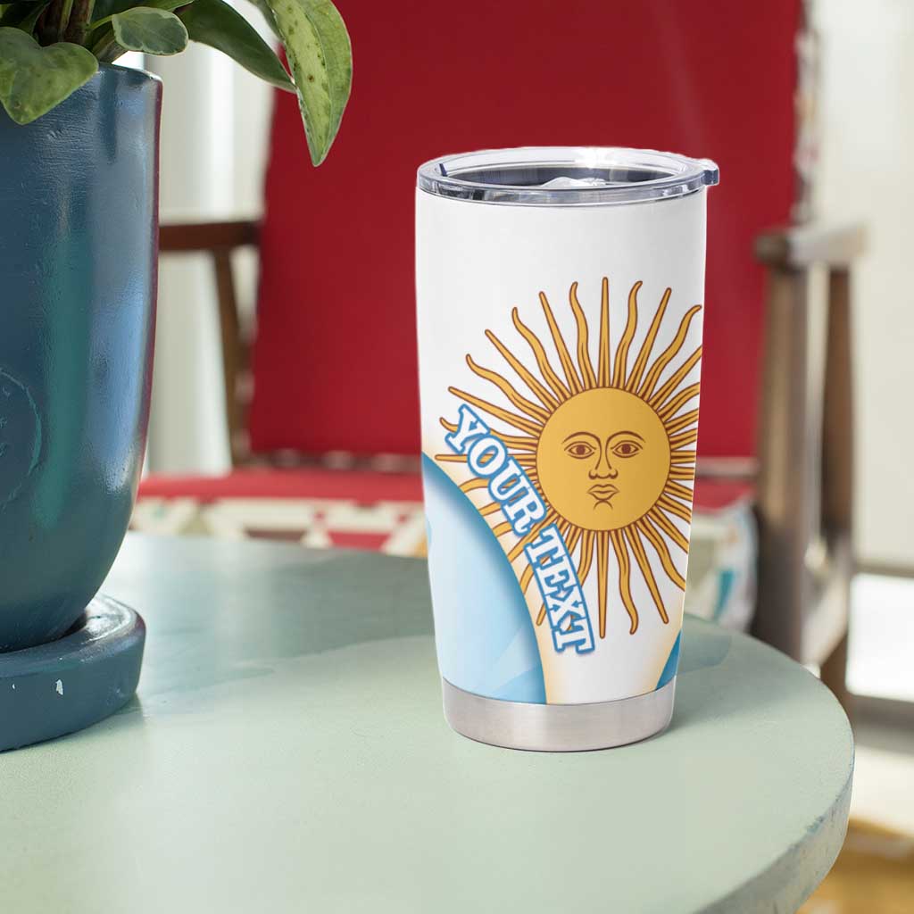 Argentina Football Personalized Tumbler Cup 2026 Trophy Vamos La Albiceleste - Wonder Print Shop