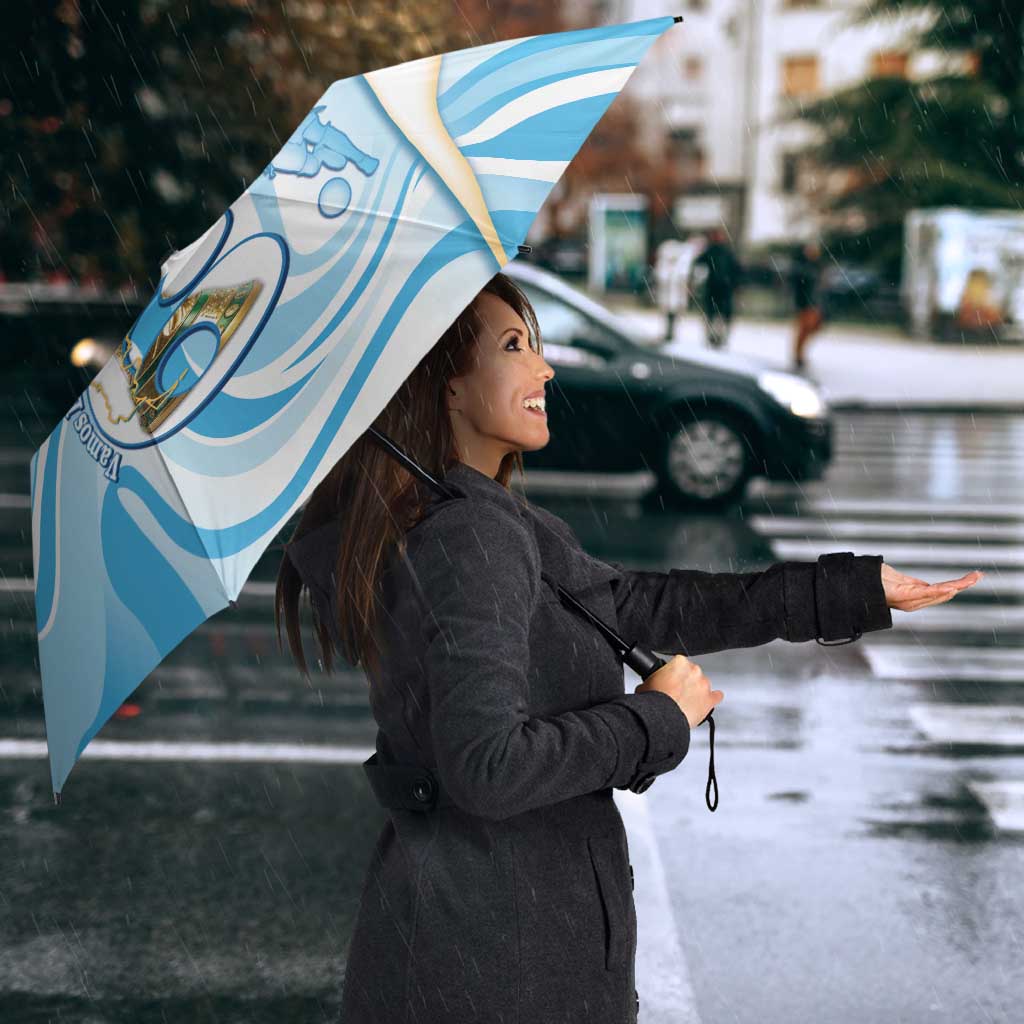 Argentina Football Umbrella 2026 Trophy Vamos La Albiceleste - Wonder Print Shop