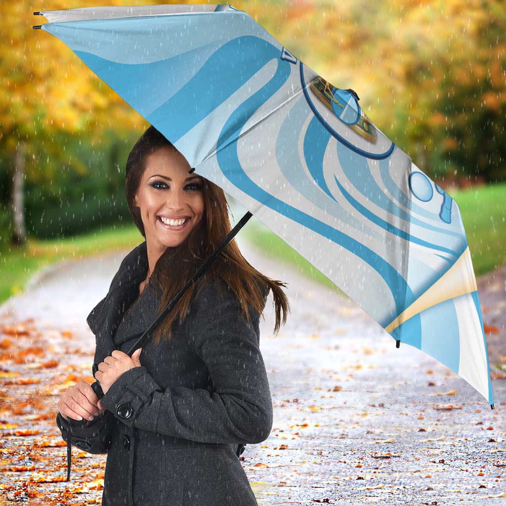 Argentina Football Umbrella 2026 Trophy Vamos La Albiceleste - Wonder Print Shop