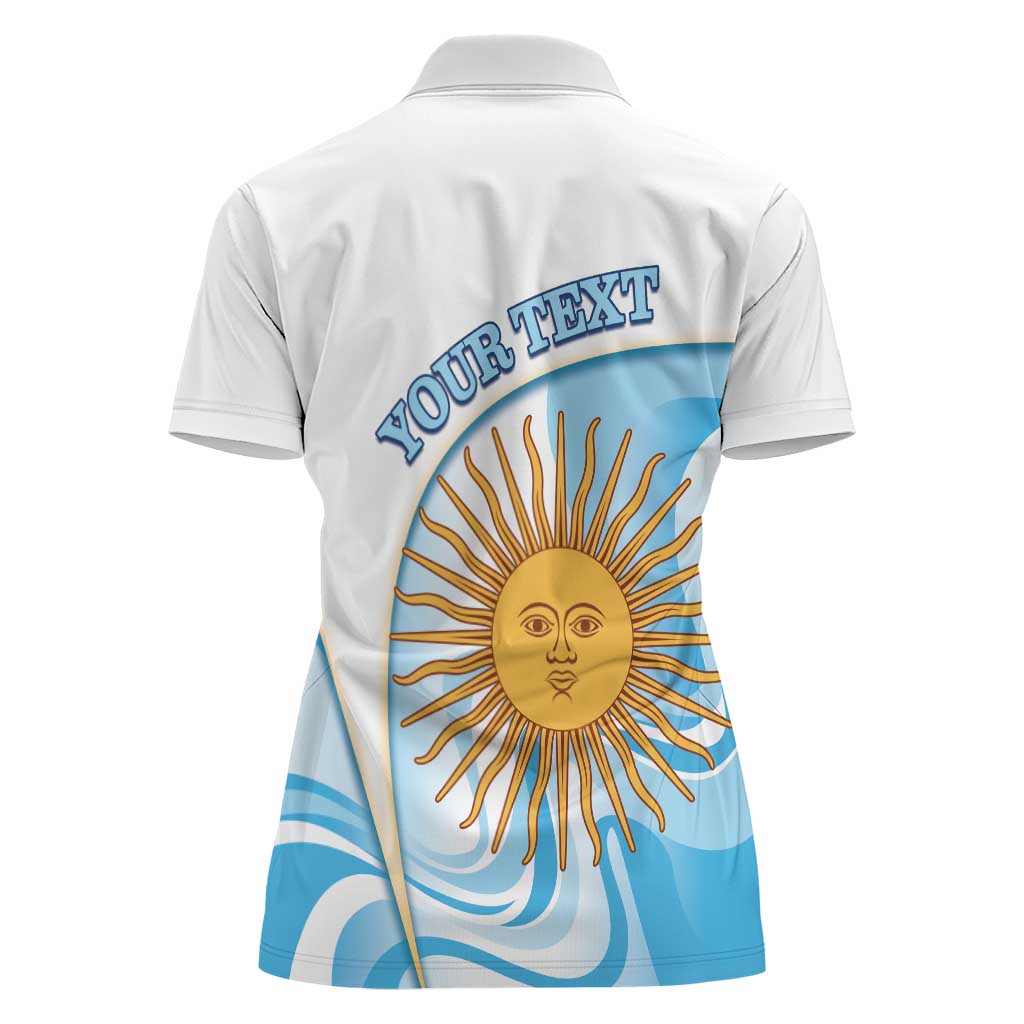 Argentina Football Personalized Women Polo Shirt 2026 Trophy Vamos La Albiceleste - Wonder Print Shop