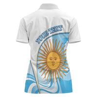 Argentina Football Personalized Women Polo Shirt 2026 Trophy Vamos La Albiceleste - Wonder Print Shop