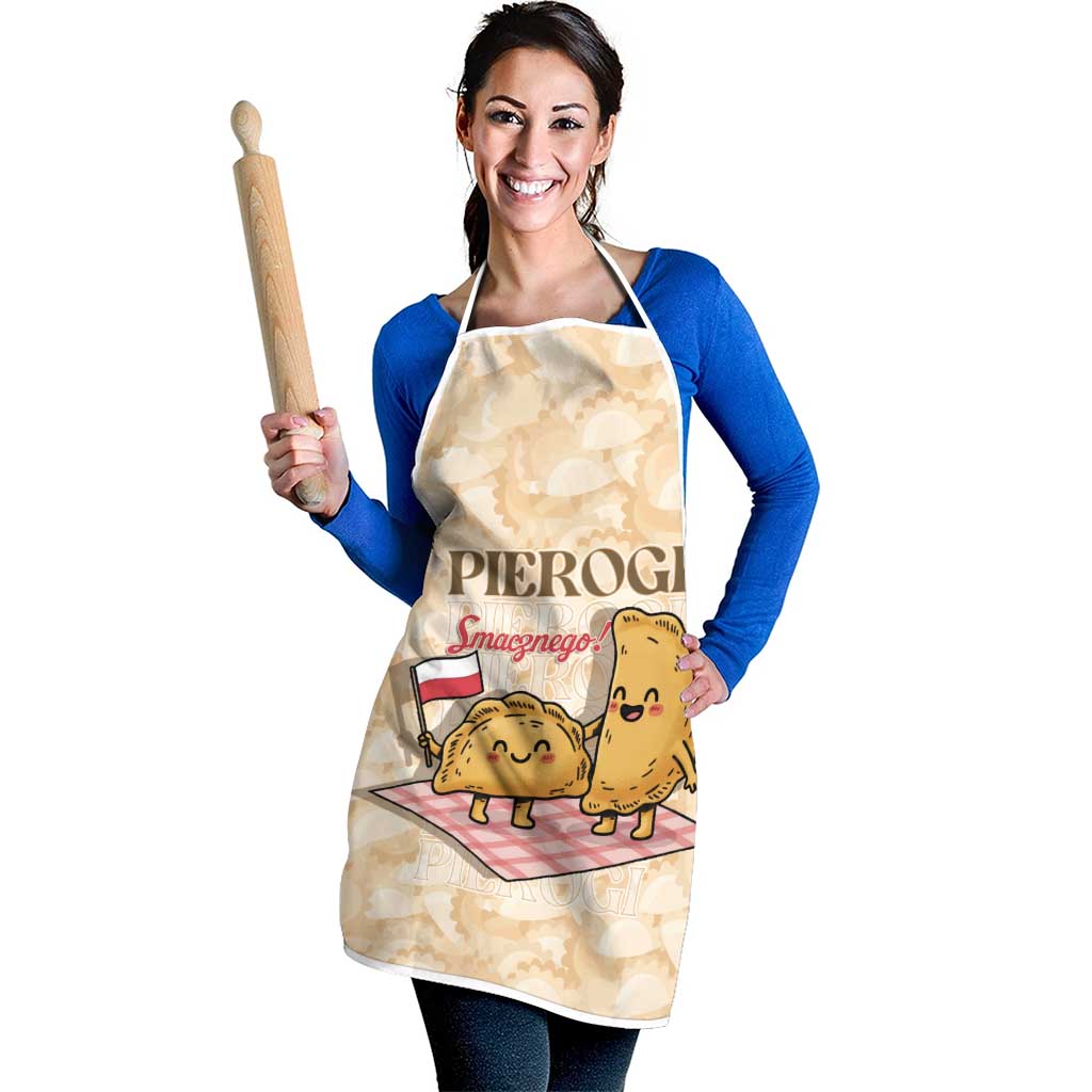 Poland Pierogi Apron Cute Polish Dumplings Smacznego
