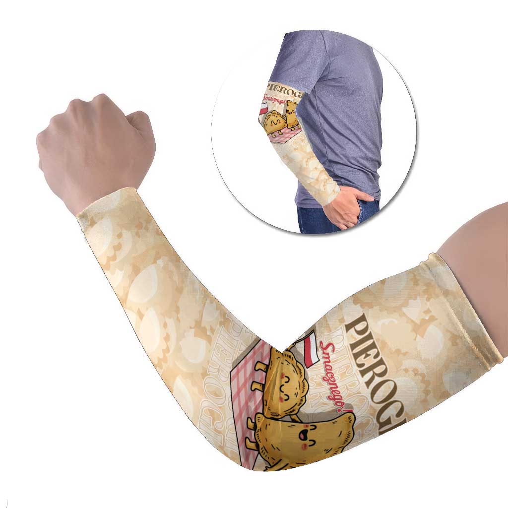 Poland Pierogi Arm Sleeves Cute Polish Dumplings Smacznego