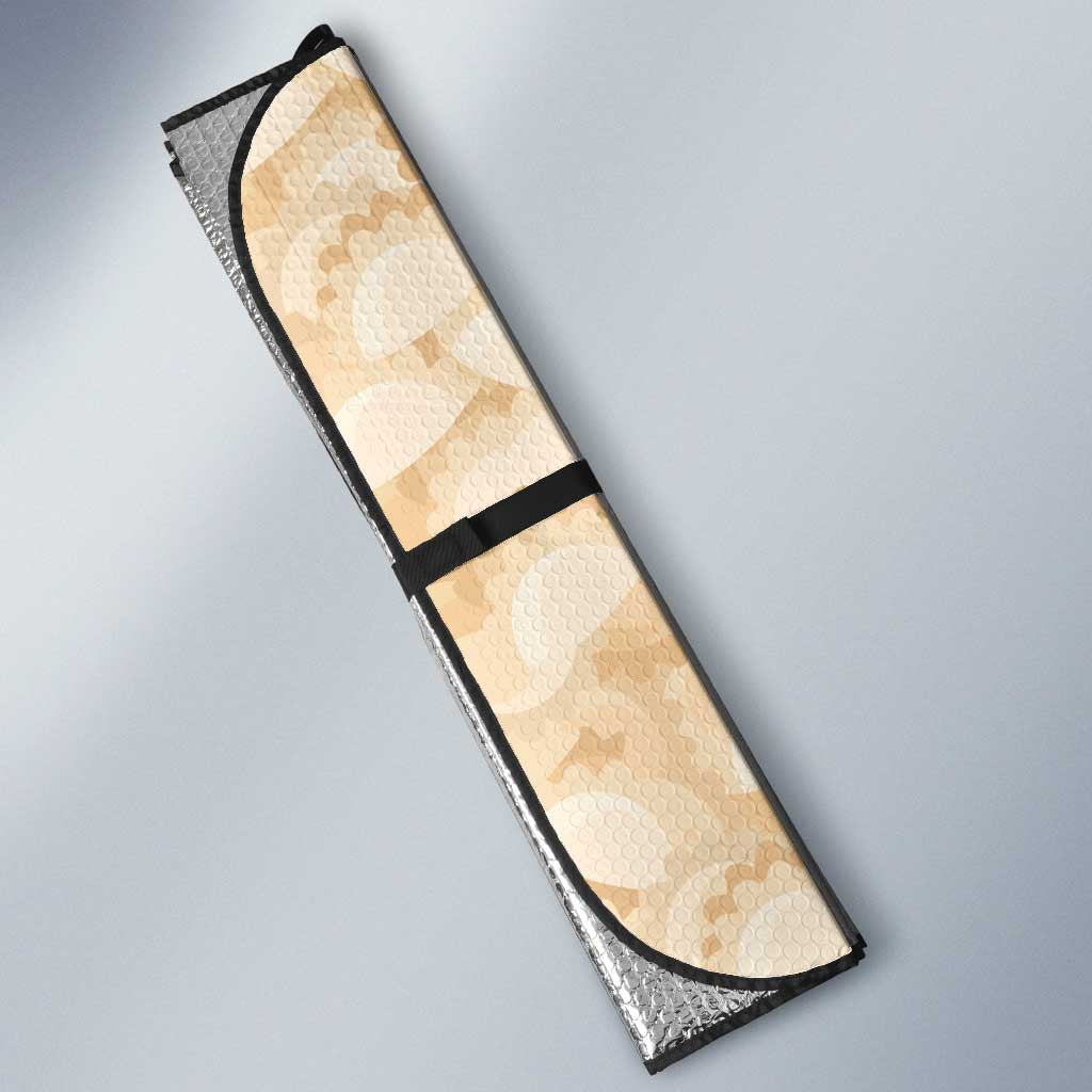 Poland Pierogi Auto Sun Shade Cute Polish Dumplings Smacznego