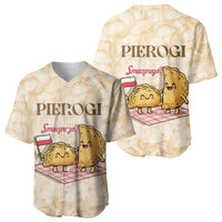 Poland Pierogi Baseball Jersey Cute Polish Dumplings Smacznego