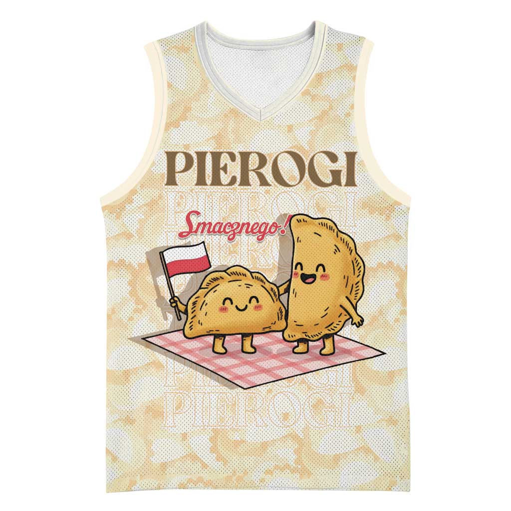 Poland Pierogi Basketball Jersey Cute Polish Dumplings Smacznego
