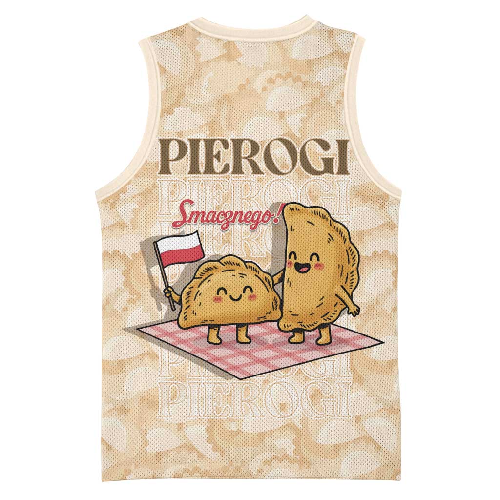 Poland Pierogi Basketball Jersey Cute Polish Dumplings Smacznego