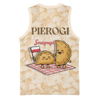 Poland Pierogi Basketball Jersey Cute Polish Dumplings Smacznego