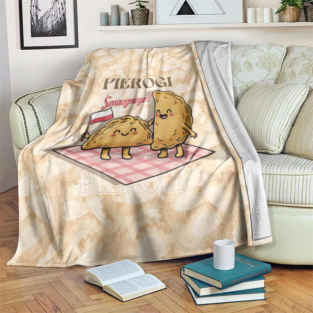 Poland Pierogi Blanket Cute Polish Dumplings Smacznego
