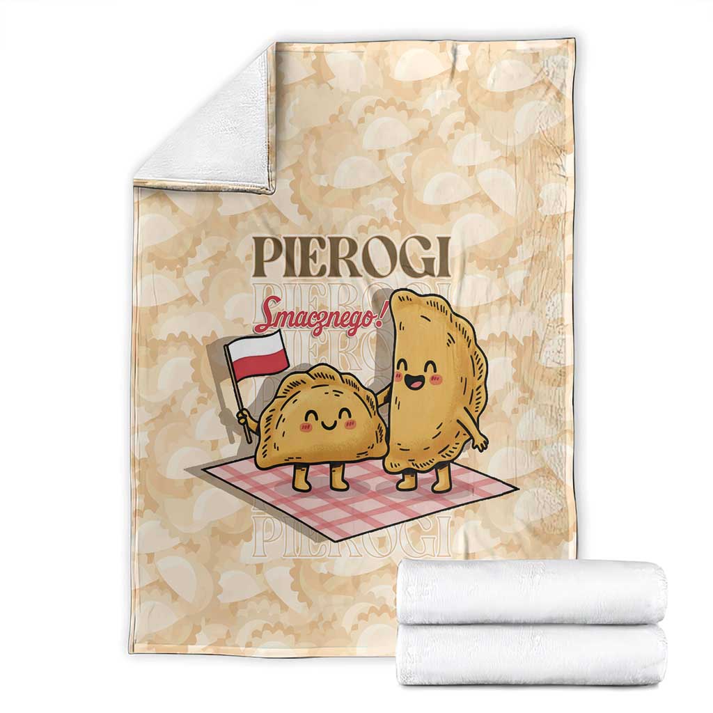 Poland Pierogi Blanket Cute Polish Dumplings Smacznego