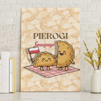 Poland Pierogi Canvas Wall Art Cute Polish Dumplings Smacznego