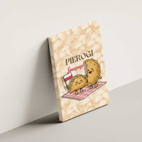 Poland Pierogi Canvas Wall Art Cute Polish Dumplings Smacznego