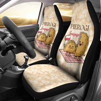 Poland Pierogi Car Seat Cover Cute Polish Dumplings Smacznego